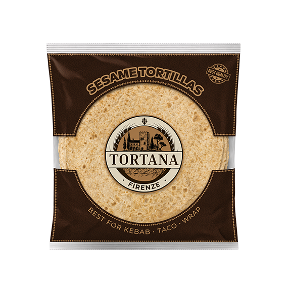 Sesame Tortilla 15 cm