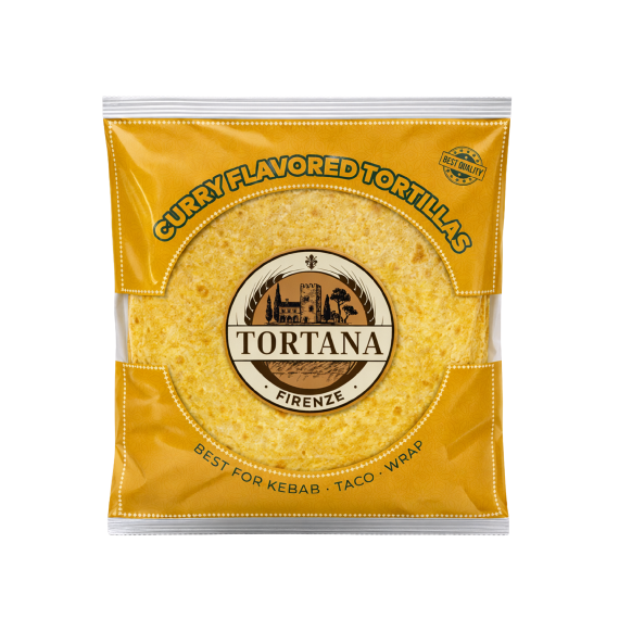 Curry Flavored Tortilla 25 CM